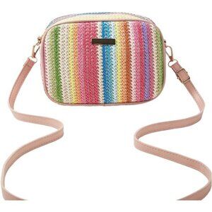 Women's Mini Crossbody Bags Straw Purses Woven Beach Bag